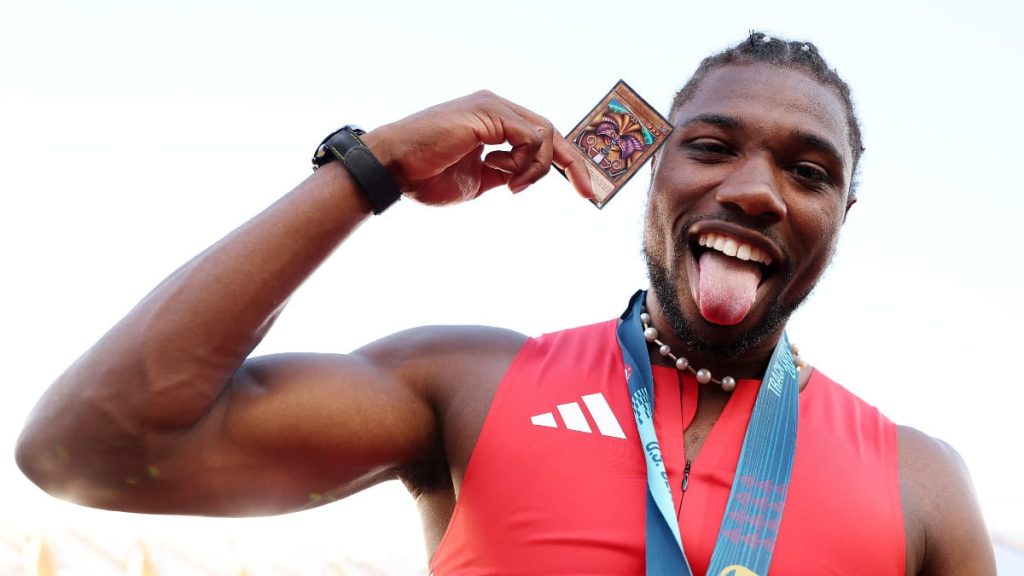 Will Noah Lyles Puts Trading Cards on the Map at the Olympics?